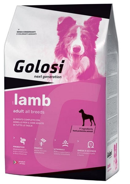 Golosi Lamb 12 kg - Cani Adulti di Tutte le Taglie Golosi Lamb 12 kg - Cani Adulti di Tutte le Taglie